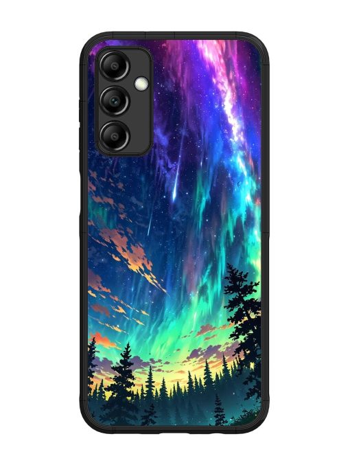 Cosmic Canvas Glossy Soft Edge Case for Samsung Galaxy M14 (5G) Chachhi