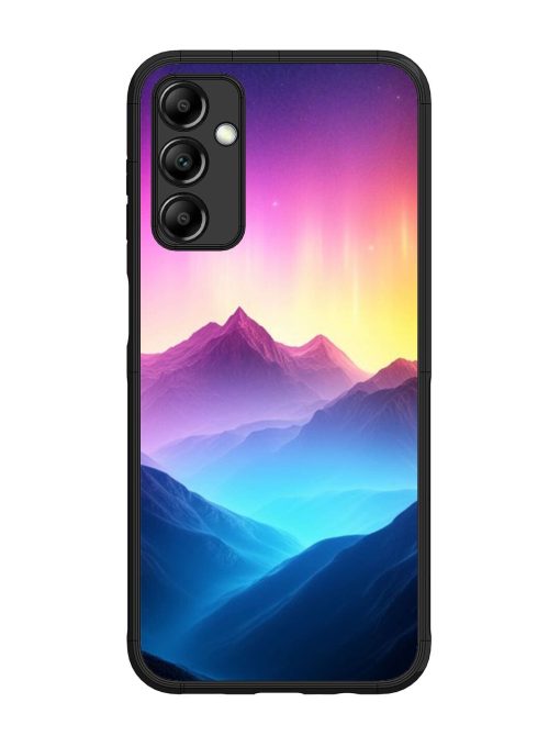 Cosmic Mountains Glossy Soft Edge Case for Samsung Galaxy M14 (5G) Chachhi