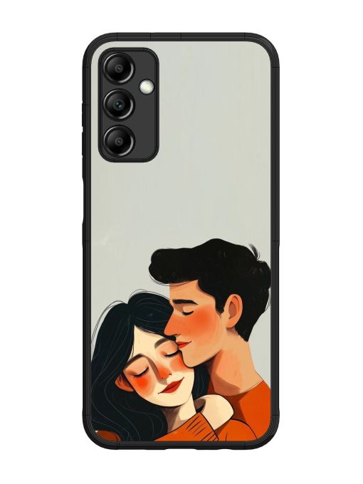 Craft Couples Glossy Soft Edge Case for Samsung Galaxy M14 (5G) Chachhi