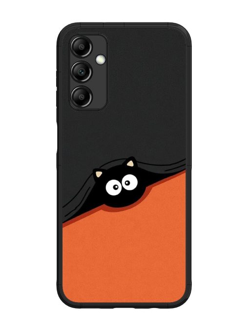 Peek-A-Boo Kitty Glossy Soft Edge Case for Samsung Galaxy M14 (5G) Chachhi