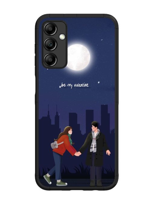 Moonlight Proposal Glossy Soft Edge Case for Samsung Galaxy M14 (5G) Chachhi