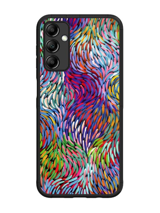 Vibrant Waves Glossy Soft Edge Case for Samsung Galaxy M14 (5G) Chachhi