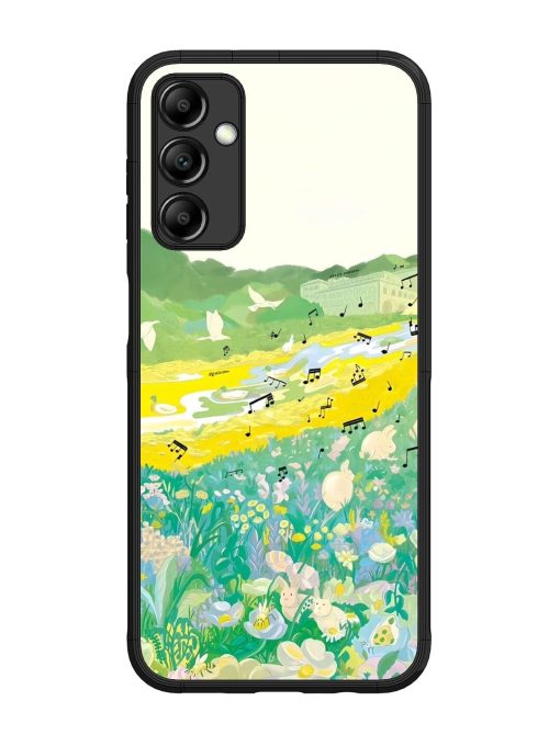 Melody In Bloom Glossy Soft Edge Case for Samsung Galaxy M14 (5G) Chachhi