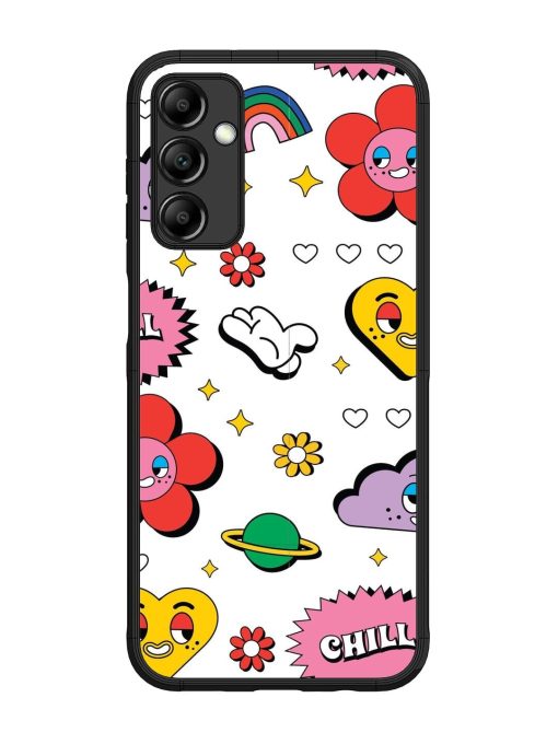 Whimsical Wonderland Glossy Soft Edge Case for Samsung Galaxy M14 (5G) Chachhi