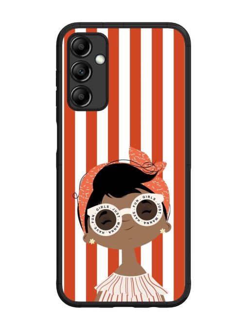 Girls Just Wanna Have Fun Glossy Soft Edge Case for Samsung Galaxy M14 (5G) Chachhi