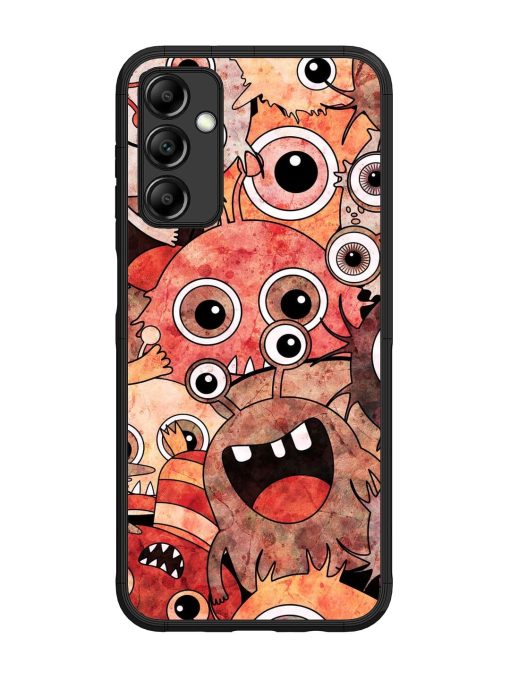 Monster Mash Glossy Soft Edge Case for Samsung Galaxy M14 (5G) Chachhi