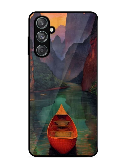 Serene Passage Glossy Soft Edge Case for Samsung Galaxy M15 (5G)