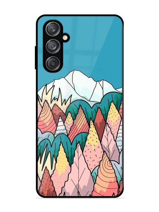 Mountain Dreamscape Glossy Soft Edge Case for Samsung Galaxy M15 (5G) Chachhi