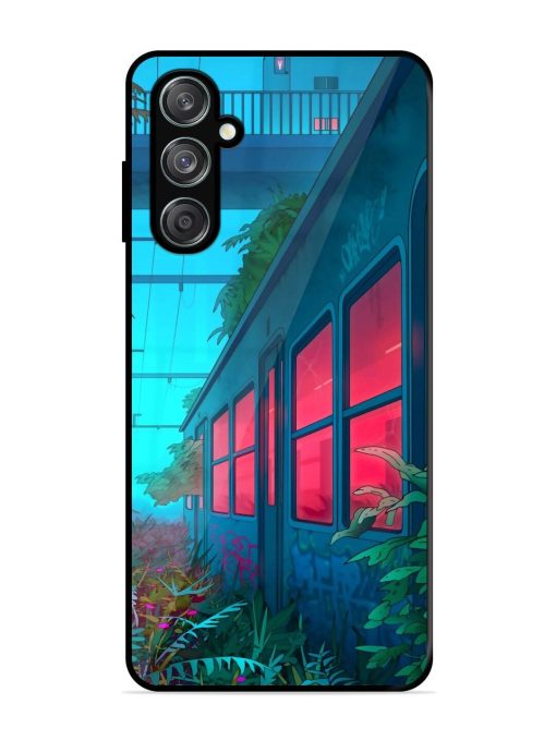 Urban Jungle Glossy Soft Edge Case for Samsung Galaxy M15 (5G) Chachhi