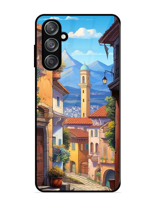 Tuscan Twilight Glossy Soft Edge Case for Samsung Galaxy M15 (5G)