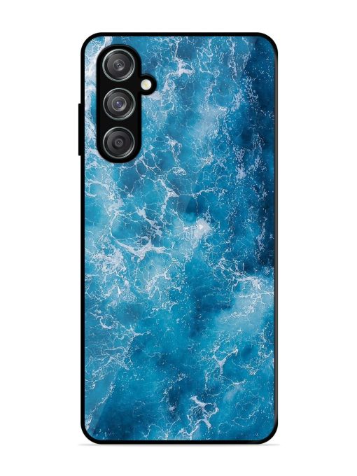 Oceanic Abyss Glossy Soft Edge Case for Samsung Galaxy M15 (5G) Chachhi