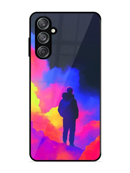 Cosmic Wanderer Glossy Soft Edge Case for Samsung Galaxy M15 (5G)