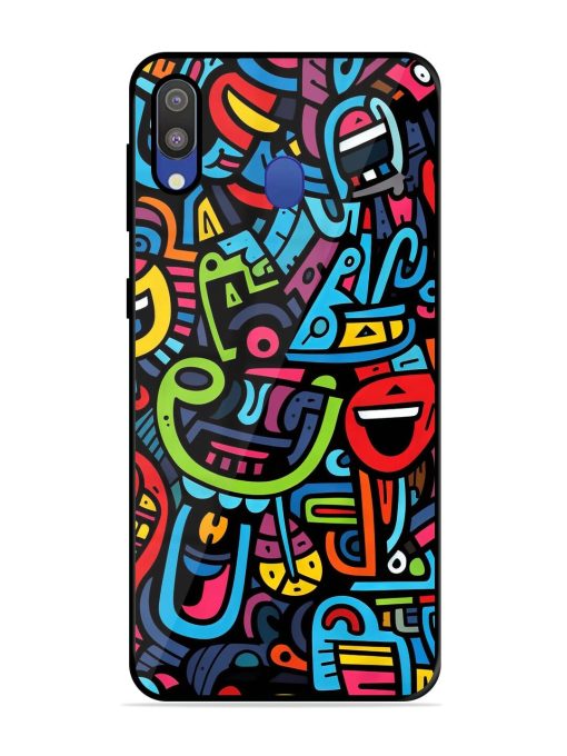 Doodlephoria Glossy Soft Edge Case for Samsung Galaxy M20 Chachhi