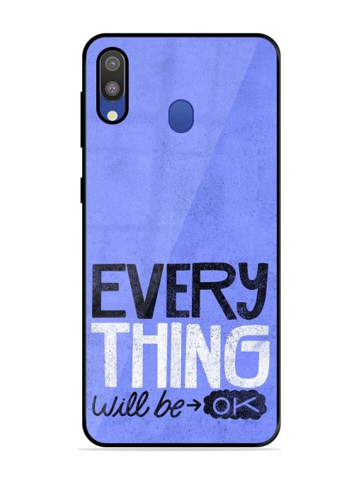 Hopeful Hues Glossy Soft Edge Case for Samsung Galaxy M20 Chachhi