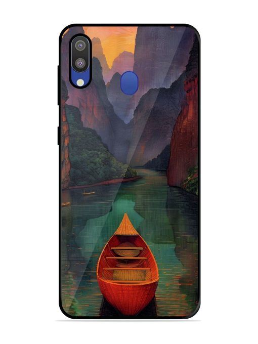 Serene Passage Glossy Soft Edge Case for Samsung Galaxy M20 Chachhi