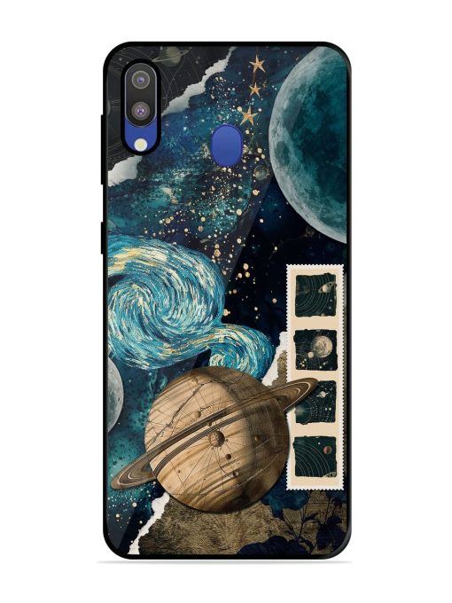 Celestial Tapestry Glossy Soft Edge Case for Samsung Galaxy M20 Chachhi