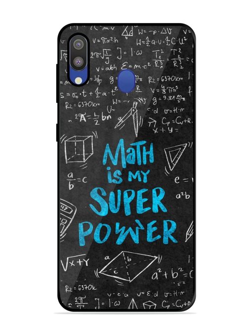 Math Magic Glossy Soft Edge Case for Samsung Galaxy M20 Chachhi