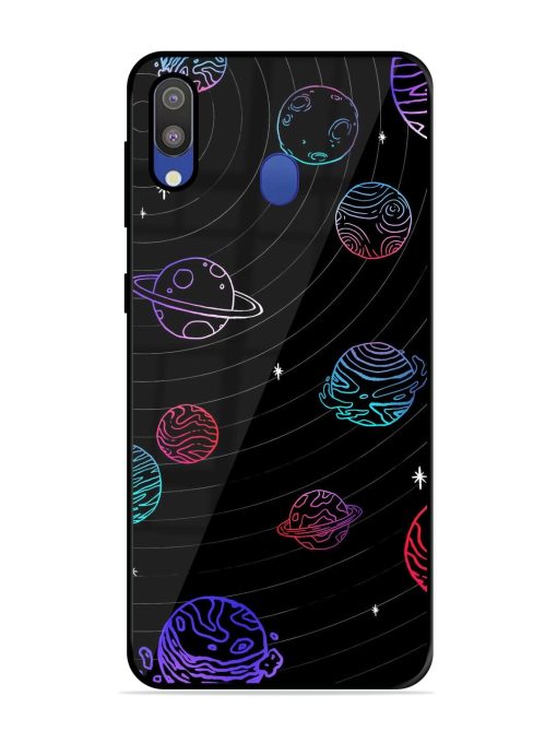 Cosmic Ballet Glossy Soft Edge Case for Samsung Galaxy M20 Chachhi