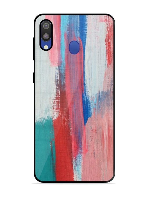 Colorful Chaos Glossy Soft Edge Case for Samsung Galaxy M20 Chachhi