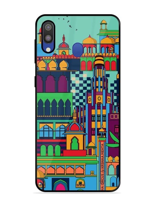 Indian Tapestry Glossy Soft Edge Case for Samsung Galaxy M20 Chachhi