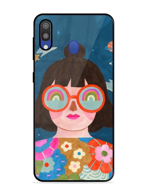 Dreamscape Vision Glossy Soft Edge Case for Samsung Galaxy M20 Chachhi