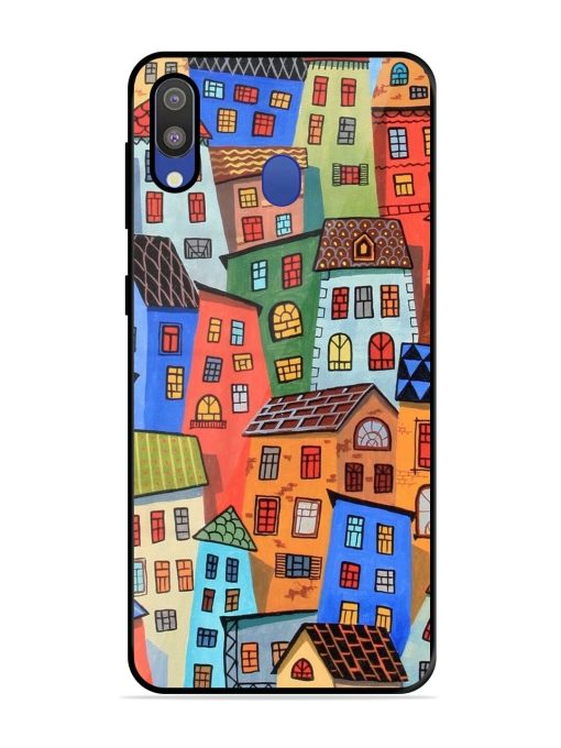 Rainbow House Glossy Soft Edge Case for Samsung Galaxy M20