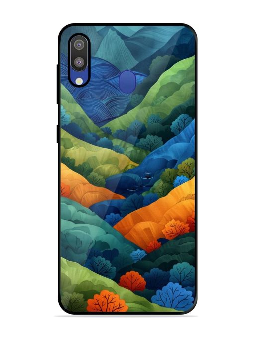 Serene Summits Glossy Soft Edge Case for Samsung Galaxy M20 Chachhi