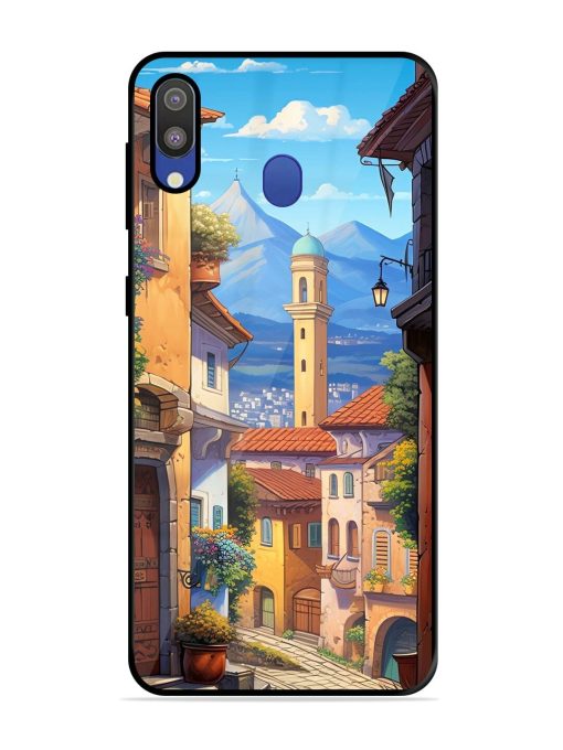 Tuscan Twilight Glossy Soft Edge Case for Samsung Galaxy M20 Chachhi