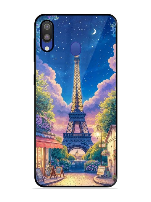 Twilight In Paris Glossy Soft Edge Case for Samsung Galaxy M20 Chachhi