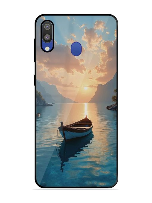 Serene Sunset Glossy Soft Edge Case for Samsung Galaxy M20