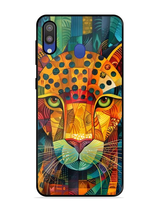 Mosaic Majesty Glossy Soft Edge Case for Samsung Galaxy M20 Chachhi