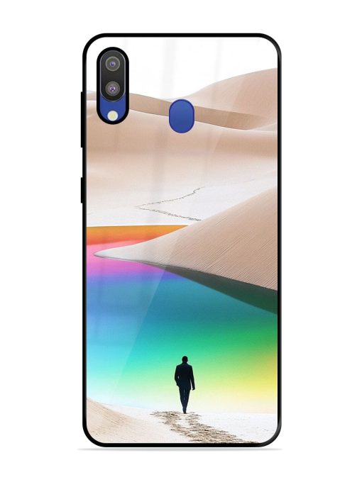 Desert Dreams Glossy Soft Edge Case for Samsung Galaxy M20 Chachhi