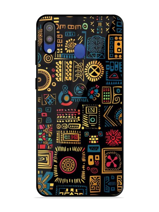 Tribal Tapestry Glossy Soft Edge Case for Samsung Galaxy M20 Chachhi