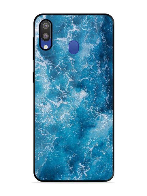 Oceanic Abyss Glossy Soft Edge Case for Samsung Galaxy M20 Chachhi