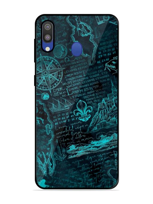 Nautical Notebook Glossy Soft Edge Case for Samsung Galaxy M20 Chachhi