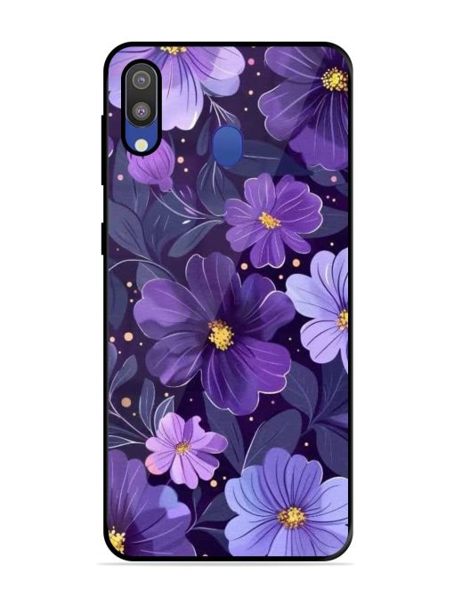 Purple Paradise Glossy Soft Edge Case for Samsung Galaxy M20