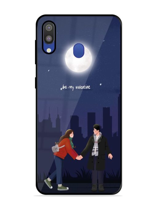 Moonlight Proposal Glossy Soft Edge Case for Samsung Galaxy M20 Chachhi