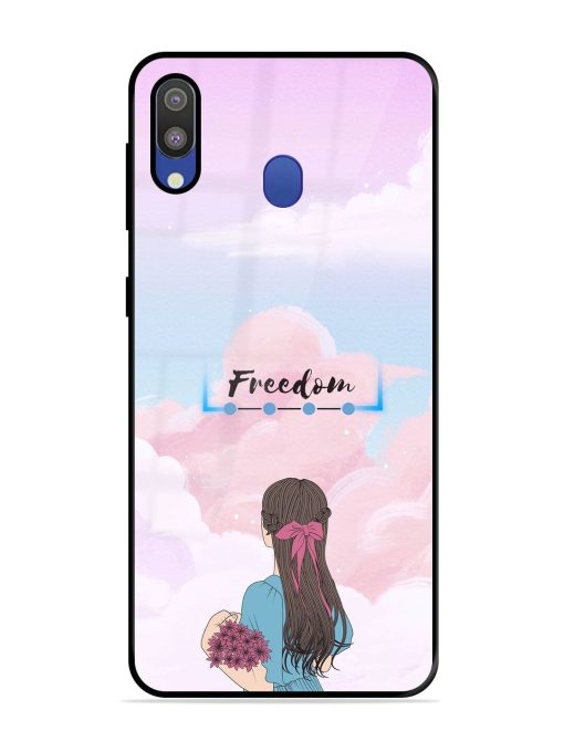 Skyward Dreams Glossy Soft Edge Case for Samsung Galaxy M20 Chachhi