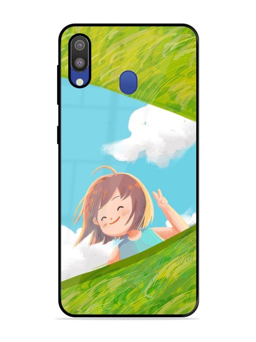 I'M On My Way Glossy Soft Edge Case for Samsung Galaxy M20 Chachhi