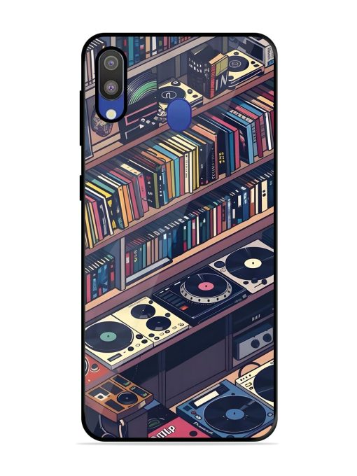 Music Lover'S Haven Glossy Soft Edge Case for Samsung Galaxy M20 Chachhi