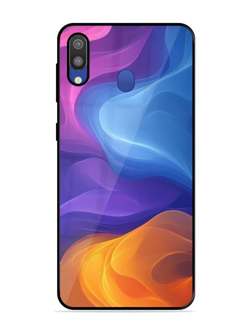 Cosmic Currents Glossy Soft Edge Case for Samsung Galaxy M20 Chachhi