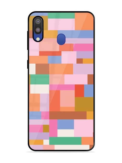 Colorful Chaos Glossy Soft Edge Case for Samsung Galaxy M20 Chachhi