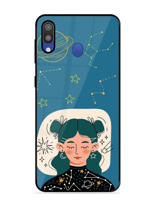 Cosmic Daydreamer Glossy Soft Edge Case for Samsung Galaxy M20 Chachhi