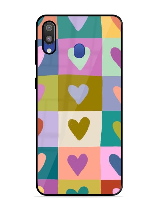 Box Of Hearts Glossy Soft Edge Case for Samsung Galaxy M20 Chachhi