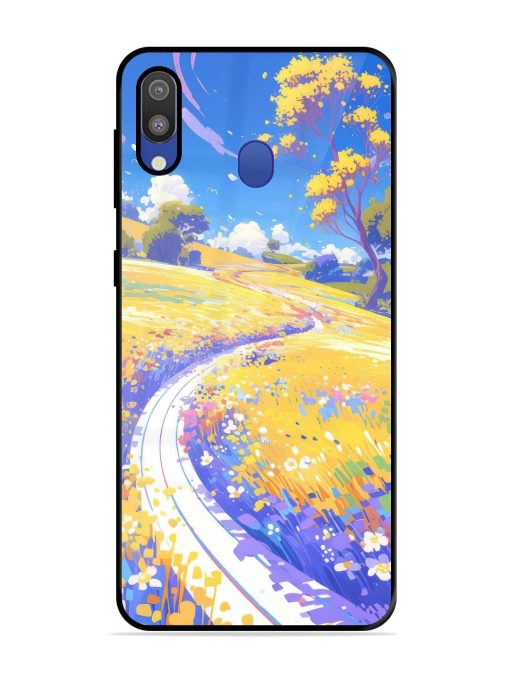 Vibrant Spring Meadow Glossy Soft Edge Case for Samsung Galaxy M20