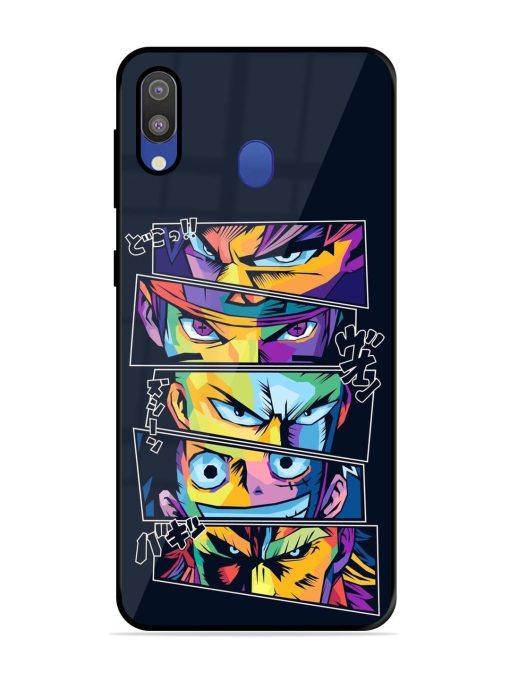 One Piece Powerhouse Glossy Soft Edge Case for Samsung Galaxy M20 Chachhi