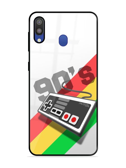 90S Nostalgia Glossy Soft Edge Case for Samsung Galaxy M20 Chachhi