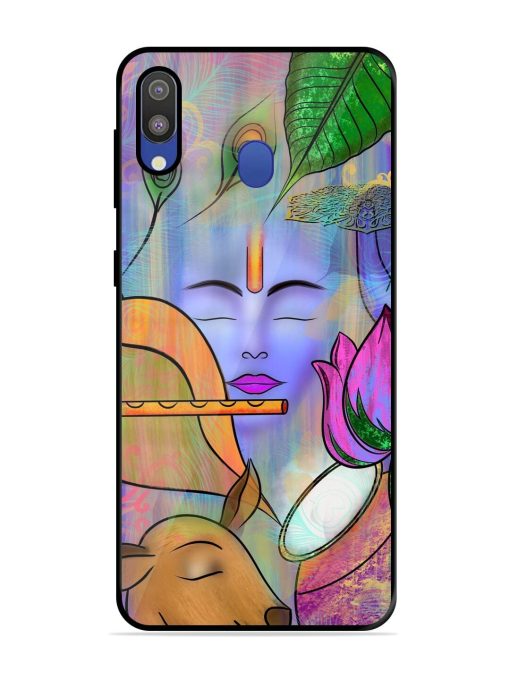 Divine Serenity Glossy Soft Edge Case for Samsung Galaxy M20 Chachhi