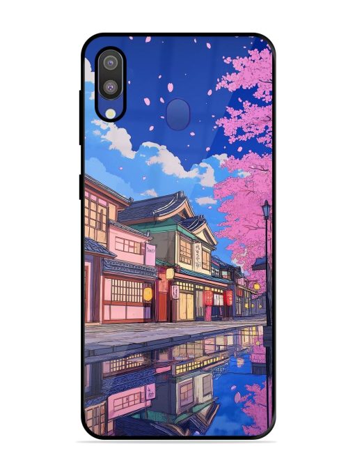 Tranquil Reflections Glossy Soft Edge Case for Samsung Galaxy M20 Chachhi