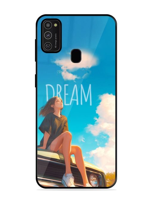 Girly Dream Art Glossy Soft Edge Case for Samsung Galaxy M21 (2021) Chachhi